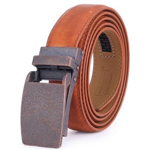 Mio Marino | Men's Rainstorm Ratchet Belt - Tan, Size: Adjustable From ...