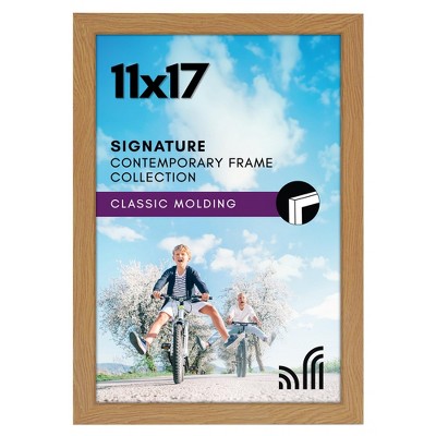 Americanflat Picture Frame with shatter-resistant glass - Wall Mounted Horizontal and Vertical Formats