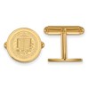Black Bow Jewelry 14k Yellow Gold Plated Sterling Silver California Berkeley Golden Bears NCAA Cuff Links - 2 of 3