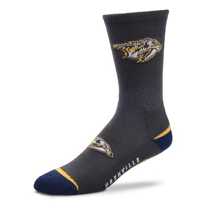 NHL Nashville Predators Mesh Charcoal Crew Socks