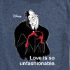 Men's - Disney Villains - Cruella De Vil Love Unfasionable Short Sleeve Graphic T-Shirt - 2 of 4