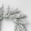 2pk Christmas Mini Wreath Flocked - Wondershop™ - 3 of 3