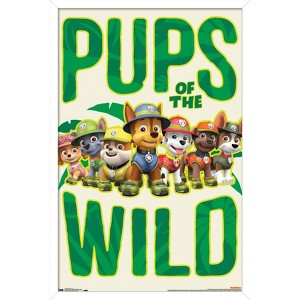 Trends International Nickelodeon Paw Patrol - Wild Framed Wall Poster Prints - 1 of 4