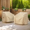 Christopher Knight Home Ellie Outdoor Water Resistant Club Chair Covers (Set of 2) - 2 of 4