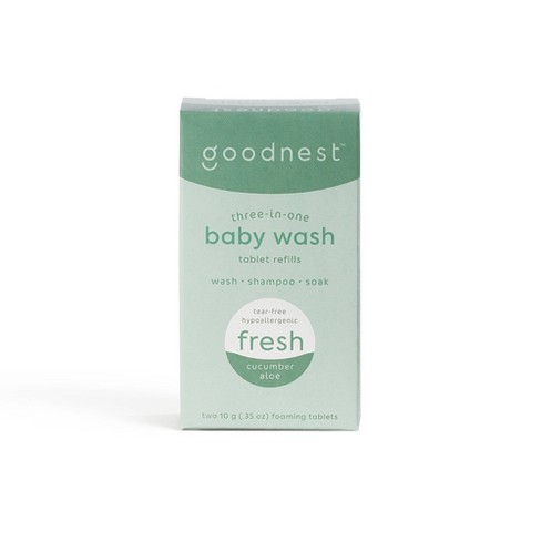 Goodnest Baby Bathtime Bundle, Soothing Lavender Baby Care Set, (1) 3-in-1  Baby Shampoo + Wash Foaming Soap Tablet, (1) 12oz Pump Bottle & (1)