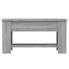 vidaXL Coffee Table Gray Sonoma 39.8"x19.3"x20.5" Engineered Wood - 3 of 4