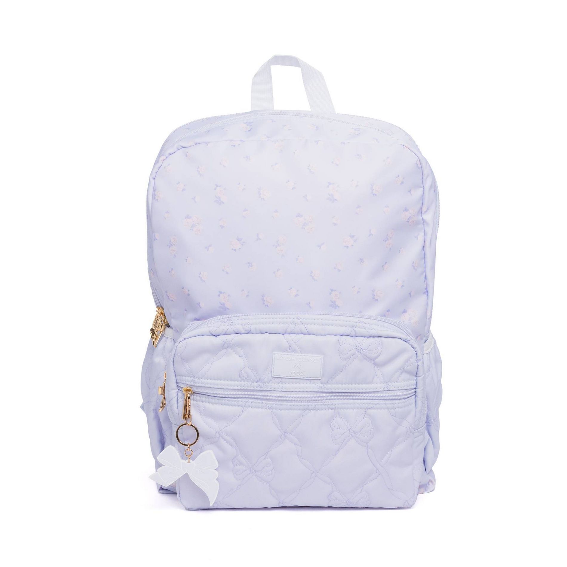 LoveShackFancy x Target - Yoobi Yoobi Everblooming Rosettes Ditsy Backpack Breezy Blue