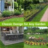 Garden Fence, 15/10 Panel Rustproof Metal No Dig Fence Panels, Garden Fencing Outdoor for Yard - 3 of 4