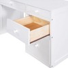 NicBex Twin Size Bunk Bed with Desk Loft Bed Pine Bed Frame with Shelves, Drawers, Ladder and Full Length Guardrails, No Box Spring Required - 4 of 4