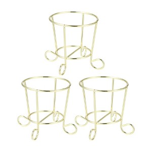 Unique Bargains Flower Basket Stand Beauty Egg Makeup Sponge Holder 3 Pcs - 1 of 4