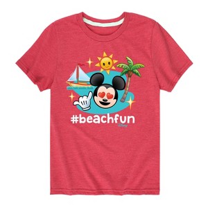 Boys' - Disney - Beach Fun Short Sleeve Graphic T-Shirt - 1 of 4