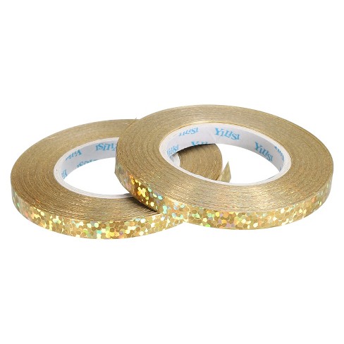 Unique Bargains Gift Wrapping Crafts Curling Ribbon 2 Pcs Gold : Target