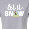 Women's - SpongeBob SquarePants - Let It Snow Cropped Graphic T-Shirt - 2 of 4