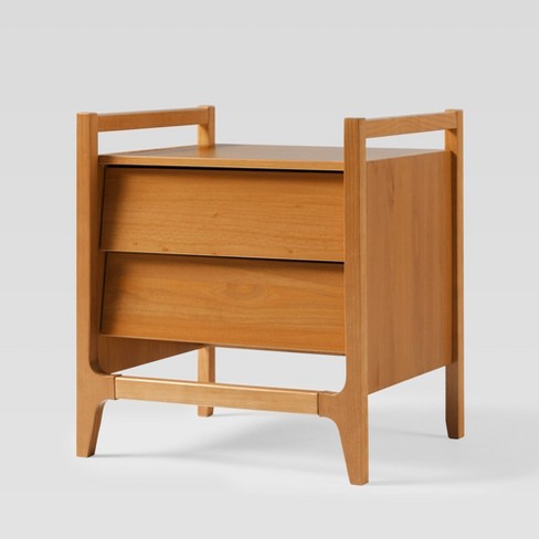 Target deals wood nightstand