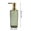 Unique Bargains Classic Vertical Lines Soap Pump Dispenser for Bathroom 350ml 1 Pc - 4 of 4