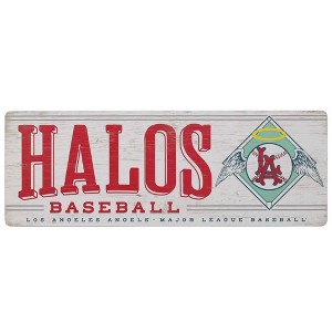 MLB Los Angeles Angels Baseball Tradition Wood Sign Panel - 1 of 4