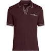 Lands' End Men's Short Sleeve Tipped Welt Pocket Supima Polo - 3 of 4