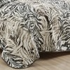 Home Mart Goods 3 Piece Grey Animal Print Quilt Coverlet Bedspread Bedding Set - 4 of 4