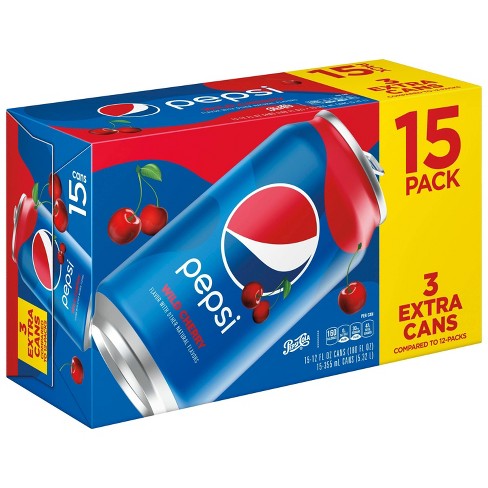 Pepsi Wild Cherry - 15pk/12 fl oz Cans - image 1 of 3