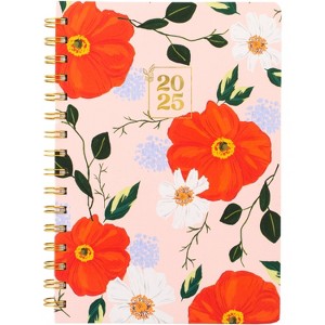 Pen+Pillar for Cambridge 2025 Weekly/Monthly Planner 8"x6.375" Pink Floral: Adult Agenda, Non-Toxic, Acid-Free, Tabs - 1 of 4