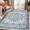 Area Rug for Living Room,9x12 Machine Washable Vintage Rug Carpet for Bedroom Dinning Room,Distressed Area Rug Indoor Non Slip - 2 of 4