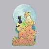 Men's Design By Humans Cat Pumpkin Pile By AwkwardDragon Tank Top - 2 of 4