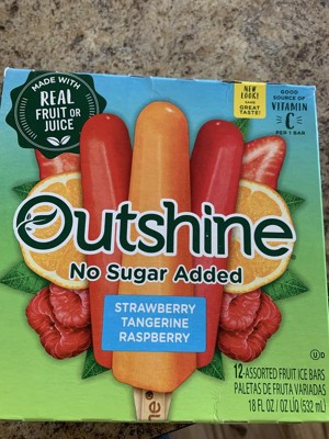 Outshine Cherry/tangerine/grape Frozen Fruit Bars - 18oz/12ct : Target