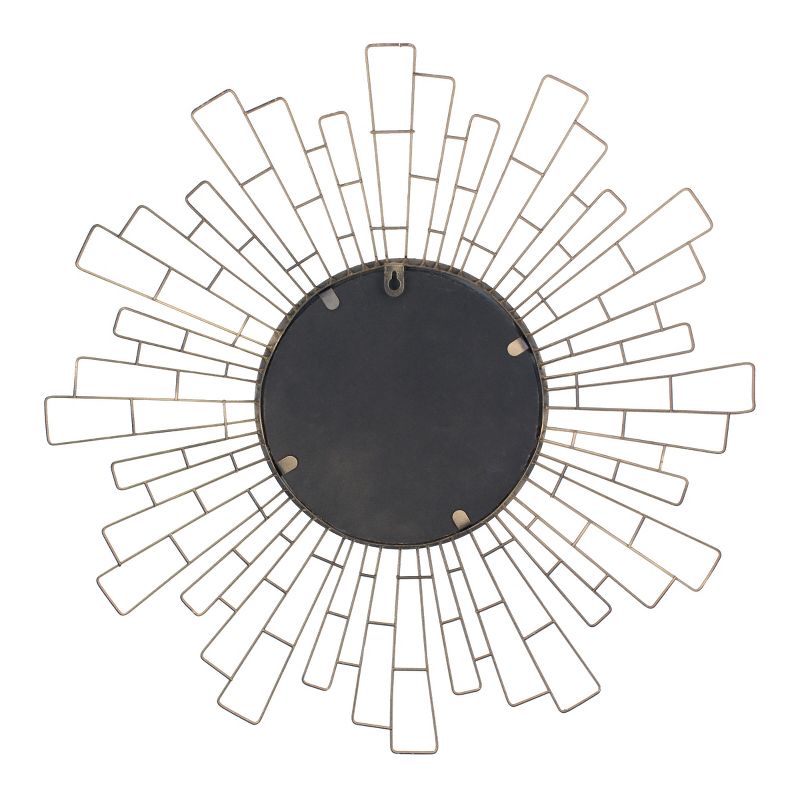 23.5" x 23.5" Metal Geometric Sunburst Decorative Wall Mirror - Stonebriar Collection, 3 of 7