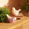 Multicolored Ceramic Bird Figurine (Set of 2) - 2 of 4