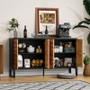 Bella Depot 55.39''W Modern Storage Sideboard Buffet Cabinet - 3 of 4