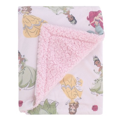 Image of Disney Princess Plush Baby Blanket