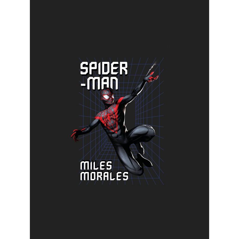 Boys&#39; Marvel Spider-Man: Miles Morales Short Sleeve Graphic T-Shirt - Black, 3 of 4