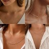 Waterproof Gold Necklace Set: 18K Gold Plated Stainless Steel, Non-Tarnish Layered Chains For Women, Dainty Stackable Jewelry Gift - 4 of 4