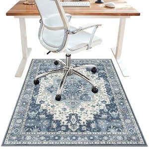 Abynow Medallion Distressed Persian Indoor Area Rug - 1 of 4