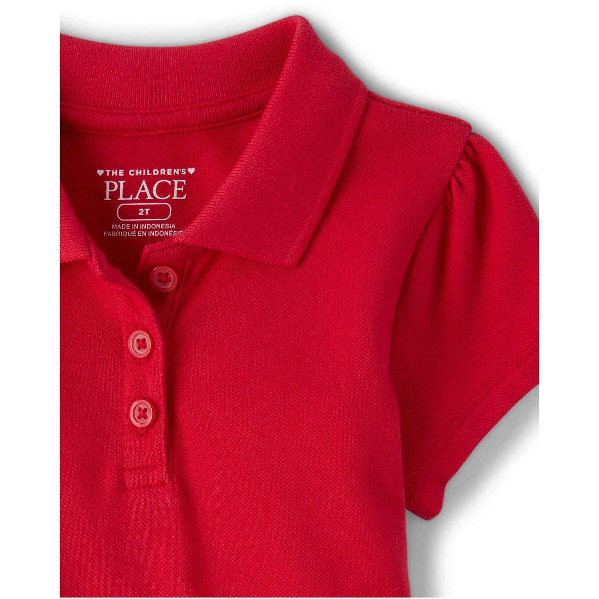 The Children's Place Toddler Girls Uniform Short Sleeve Pique Knit Polo Dress - thumbnail 7