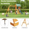 YOOCOZZ  3-in-1 Outdoor Swing Set with Slide and Climber - 3 of 4