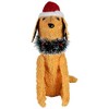 Northlight 3D Lighted Sitting Dog Outdoor Christmas Decoration - 17.75" - Clear Lights - 4 of 4