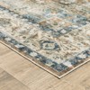 Oriental Weavers Charleston CHA02 Blue/ Gold Indoor Area Rug - 5' x 7' - 2 of 4