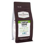 Fresh Roasted Coffee, Organic Ethiopian Sidamo Half Caf, Ground Coffee