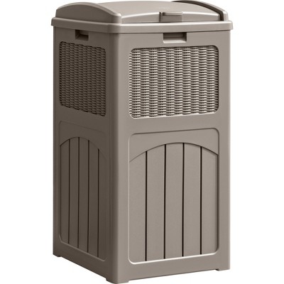 LACOO Outdoor  Resin Hideaway Trash Can