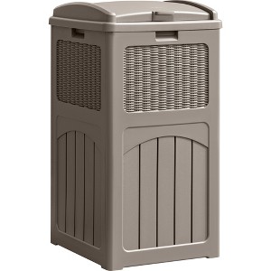 LACOO Outdoor  Resin Hideaway Trash Can - 1 of 4