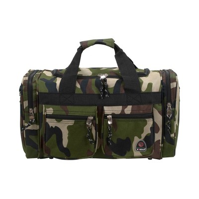 camo duffle bag