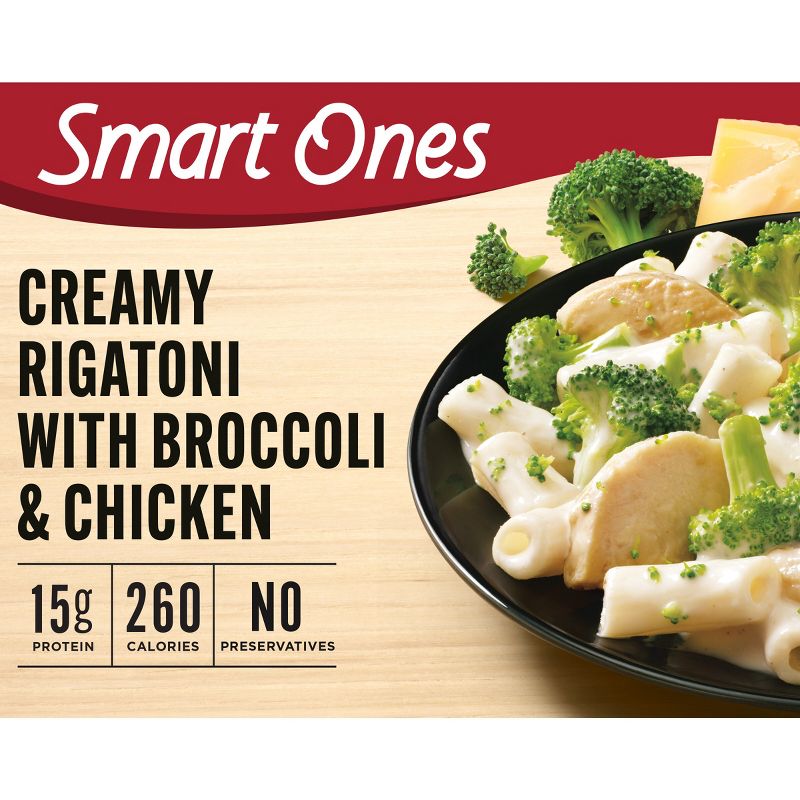 Smart Ones Frozen Creamy Rigatoni with Broccoli &#38; Chicken - 9oz, 1 of 10