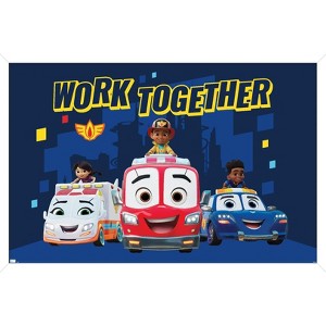 Trends International Disney Firebuds - Work Together Framed Wall Poster Prints - 1 of 4