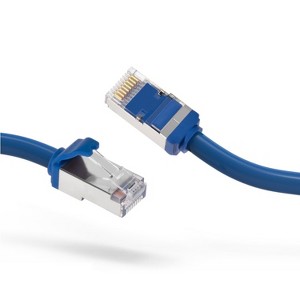 Cat8 Slim Ethernet Patch Cable 2ft | Shielded, 28AWG Pure Copper, 40 ...