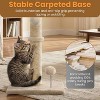 BestMassage Cat Scratcher Post with Durable Sisal & Interactive Hanging Toys for Indoor Cats 22in/33in Tall - 3 of 4
