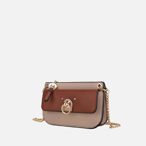 MKF Collection Jill Vegan Leather Color Block Crossbody Handbag by Mia K - 1 of 4