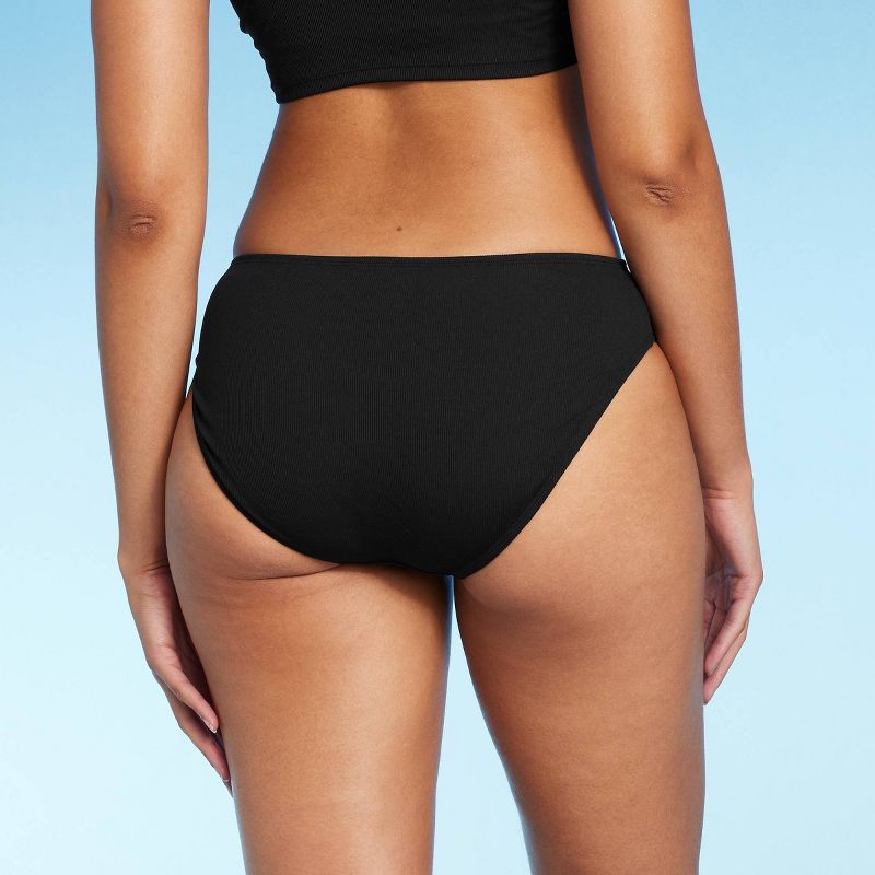 Women's Ribbed Hipster Bikini Bottom - Shade & Shore™, 3 of 7