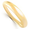 Pompeii3 Women's 14k Yellow Gold Stackable High Tapered Dome Polished Band Shiny Ring - 2 of 4