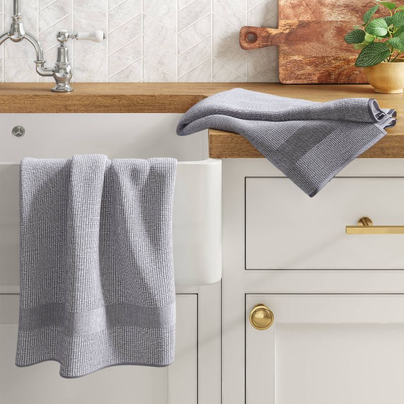 2pk Cotton Waffle Terry Kitchen Towels - Threshold™, 3 of 10